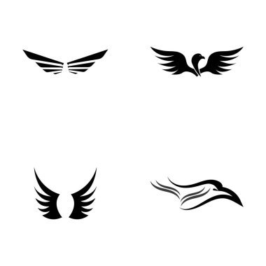Falcon Eagle Logo Şablon vektör çizimi tasarımı