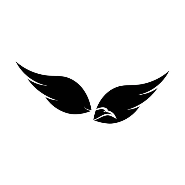 Falcon Eagle Logo Projekt Wektora Szablonu Ilustracji — Wektor stockowy