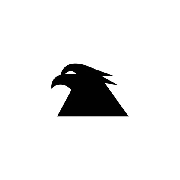 Falcon Eagle Logo Vorlage Vektor Illustration Design — Stockvektor