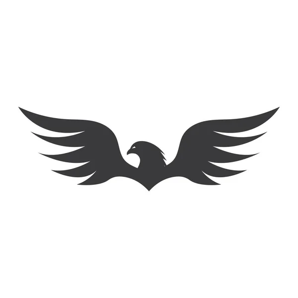 Falcon Eagle Logo Template Design Ilustração Vetorial —  Vetores de Stock