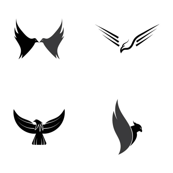 Конструкция Векторной Иллюстрации Логотипа Falcon Eagle — стоковый вектор