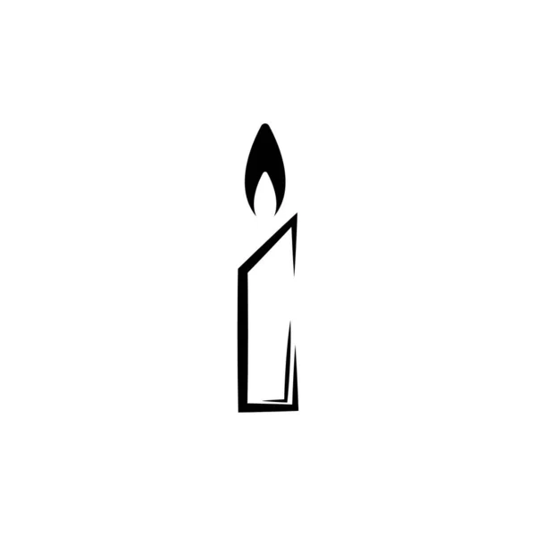 Εικονογράφηση Φόντου Διανυσμάτων Κεριών — Διανυσματικό Αρχείο