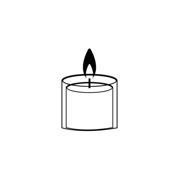 Candle Vectors说明图标背景 — 图库矢量图片