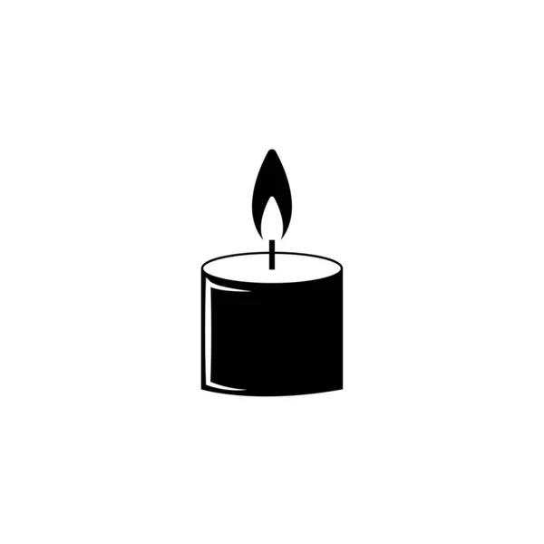Candle Vectors Illustrations Icon Background — Stock Vector