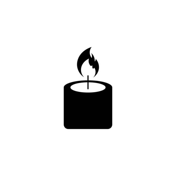Kerze Vektoren Illustrationen Symbol Hintergrund — Stockvektor