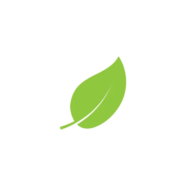 Logo Van Groene Boomblad Ecologie Natuur Element Vector — Stockvector