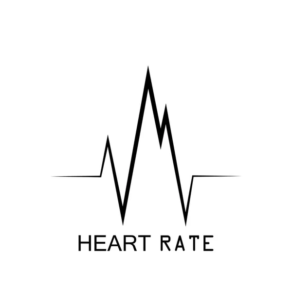 Herzschlag Puls Icon Vector Illustration Logo Vorlage — Stockvektor