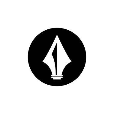 Mızrak logo vektör tasarım şablonu 