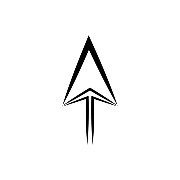 Logo Włóczni Wektor Wzór Projektu — Wektor stockowy