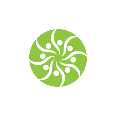 Topluluk, ağ ve sosyal simge tasarım şablonu