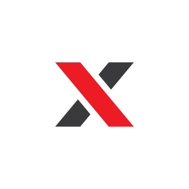 X logo vektör illüstrasyonu