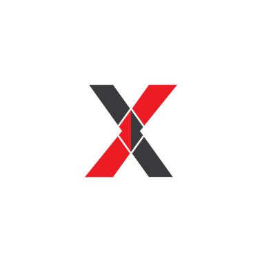 X logo vektör illüstrasyonu