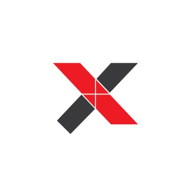 X logo vektör illüstrasyonu