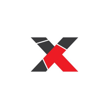 X logo vektör illüstrasyonu