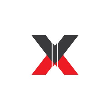 X logo vektör illüstrasyonu