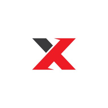 X logo vektör illüstrasyonu