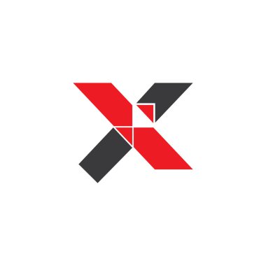 X logo vektör illüstrasyonu