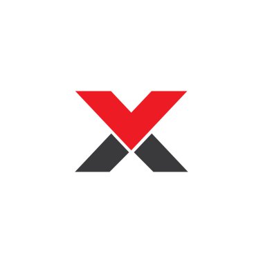 X logo vektör illüstrasyonu