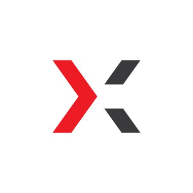 X logo vektör illüstrasyonu
