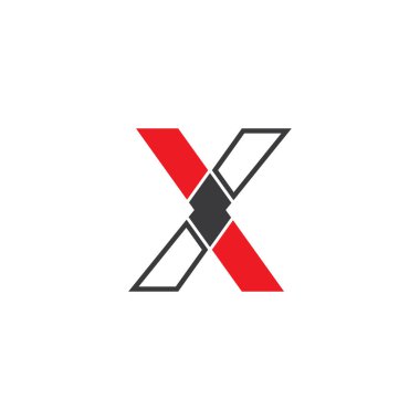 X logo vektör illüstrasyonu