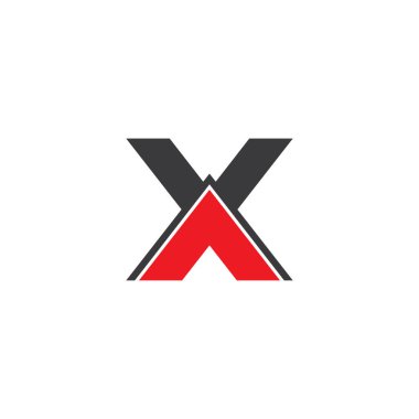 X logo vektör illüstrasyonu