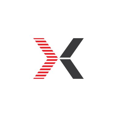 X logo vektör illüstrasyonu