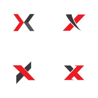 X logo vektör illüstrasyonu