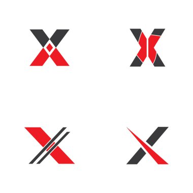 X logo vektör illüstrasyonu