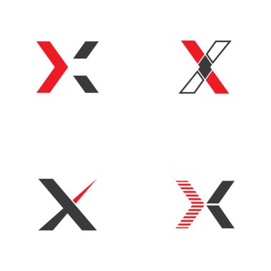 X logo vektör illüstrasyonu