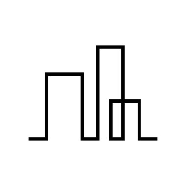 Modern Şehir Ufuk Çizgisi vektör arkaplanı