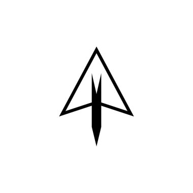 Mızrak vektör illüstrasyon simgesi