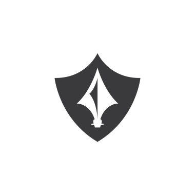 Mızrak vektör illüstrasyon simgesi