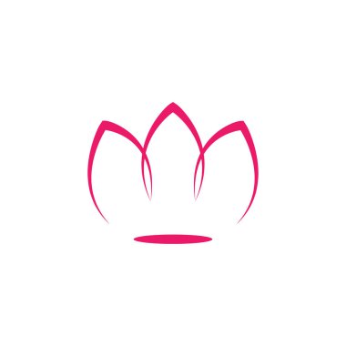 Lotus Logo tasarım ikonu illüstrasyonu