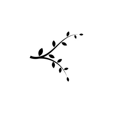 ağaç dalı ilüstrasyon tasarım şablonu