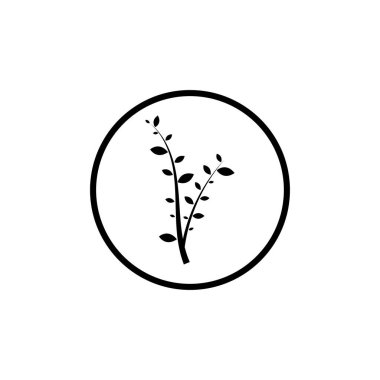 ağaç dalı ilüstrasyon tasarım şablonu