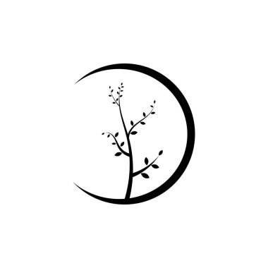 ağaç dalı ilüstrasyon tasarım şablonu