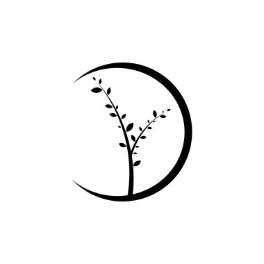 ağaç dalı ilüstrasyon tasarım şablonu