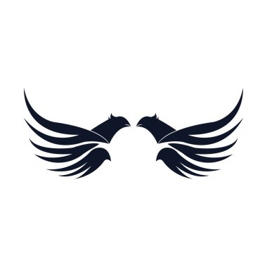 Kartal Logosu Simgesi İllüstrasyonu