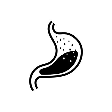 Mide bakım ikonu konsept vektör çizimi tasarladı