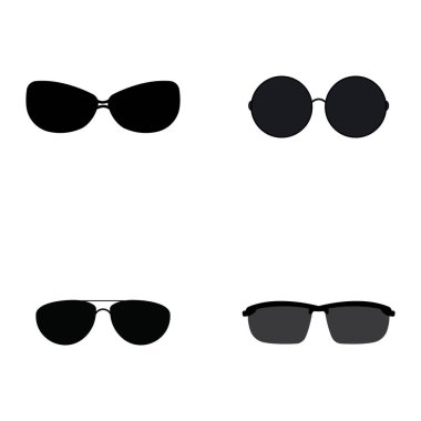 Gözlük Hattı Simgesi. Düzenlenebilir Vuruş. Piksel Mükemmel. Mobil ve Web için