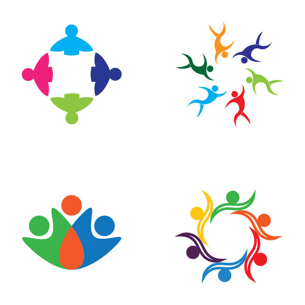 Community Logo Stock Illustrations