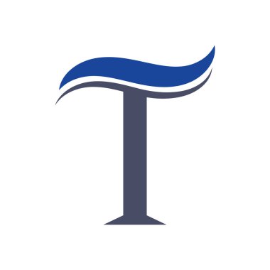 T Harfi Logo Vektörü Sanat Simgeleri ve Grafikleri 