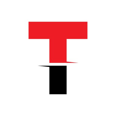 T Harfi Logo Vektörü Sanat Simgeleri ve Grafikleri 
