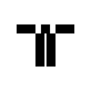 T Harfi Logo Vektörü Sanat Simgeleri ve Grafikleri 