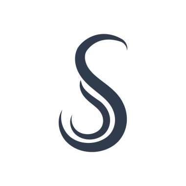 S Logosu Tasarımı Grafik Çizimi