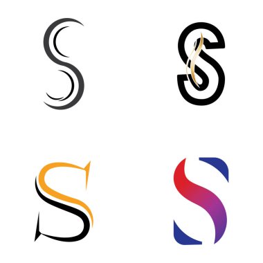 S Logosu Tasarımı Grafik Çizimi