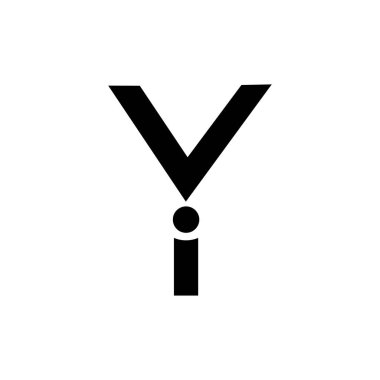 Y Harfi Logo Tasarım Vektörü Grafiği