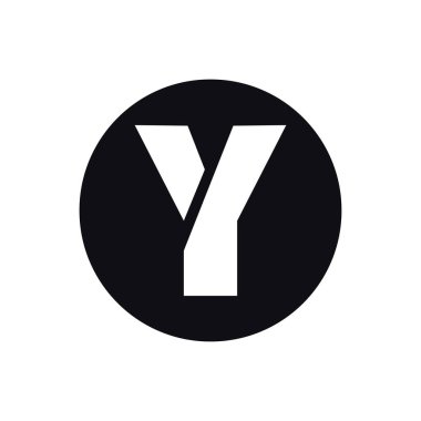Y Harfi Logo Tasarım Vektörü Grafiği