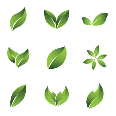 Yeşil Yaprak Logosu Grafik Resimleri 