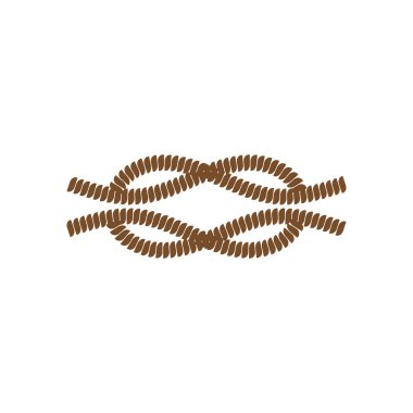 İp Tasarımı Çizim Logosu İllüstrasyonu